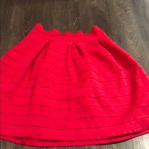 New York and Company stretch full skirt pink